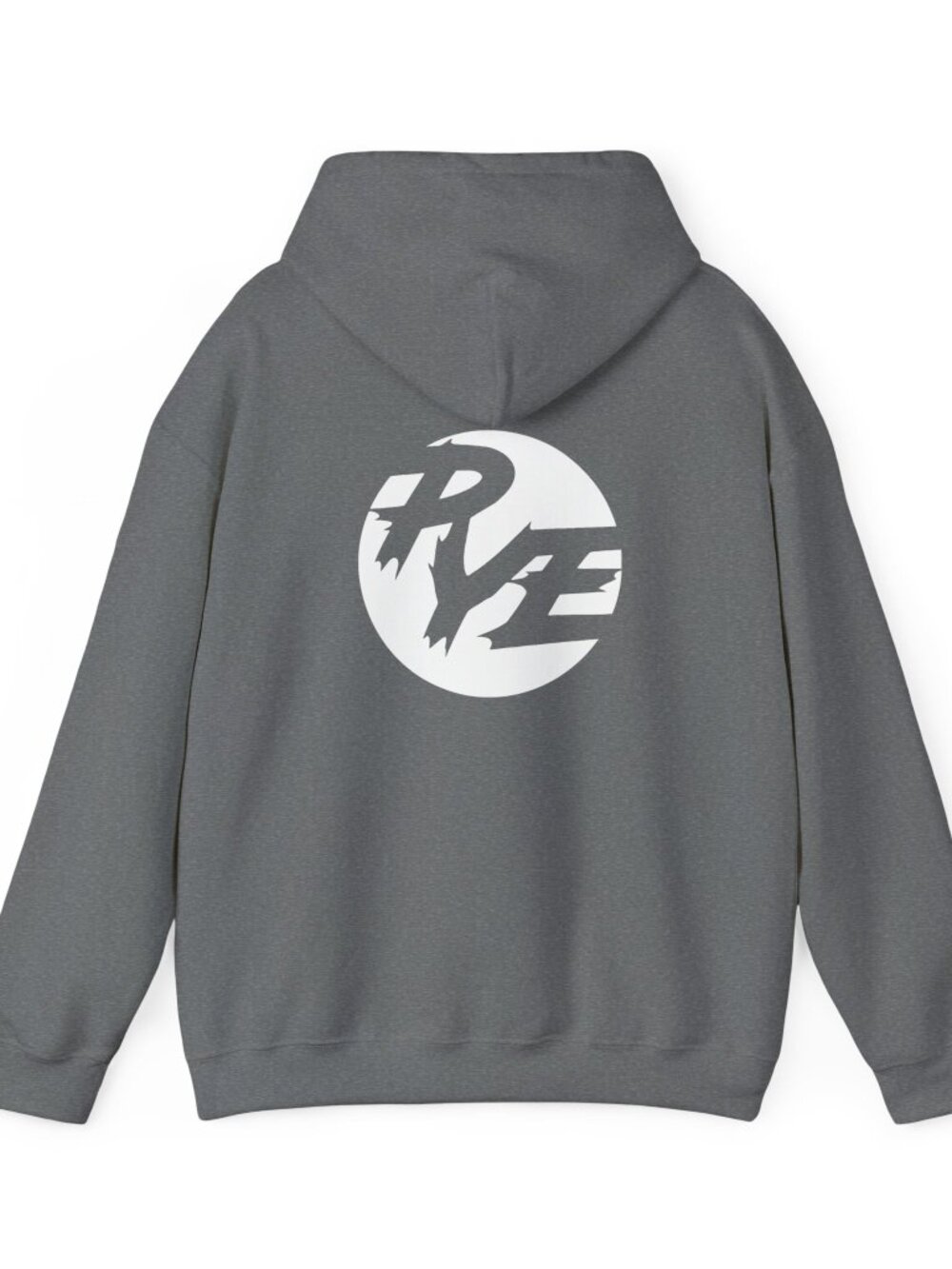 PYE Logo Hoodie | Unisex Streetwear Sweatshirt | Charcoal - Picture 3 of 4